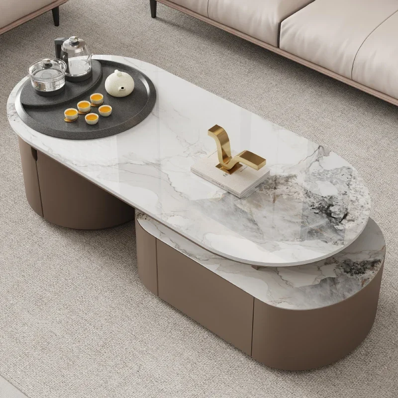 

Storage Luxury Side Table Design Wood Extendable Floor Organizer Wooden Side Table Living Room Kaffee Tische Home Furniture