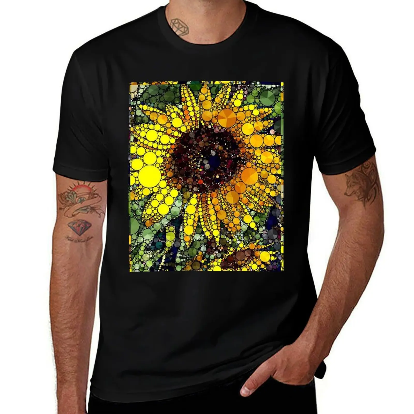

Sunflower Fields T-Shirt man t shirts for men casual t shirt man designer funny t shirts dark humor T-Shirt
