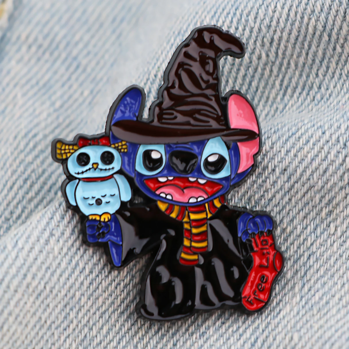 Cartoon Anime Stitch Enamel Pin Brooch for Women Lapel Pin Badge on Backpack Clothes Accessories Fashion Jewelry Halloween Gifts image 6