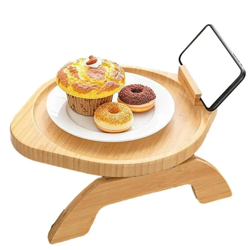 

Sofa Arm Tray Wood Couch Arm Tray Foldable Sofa Arm Clip Table Couch Arm Tray Table For Snacks Drinks Magazines Remote Control