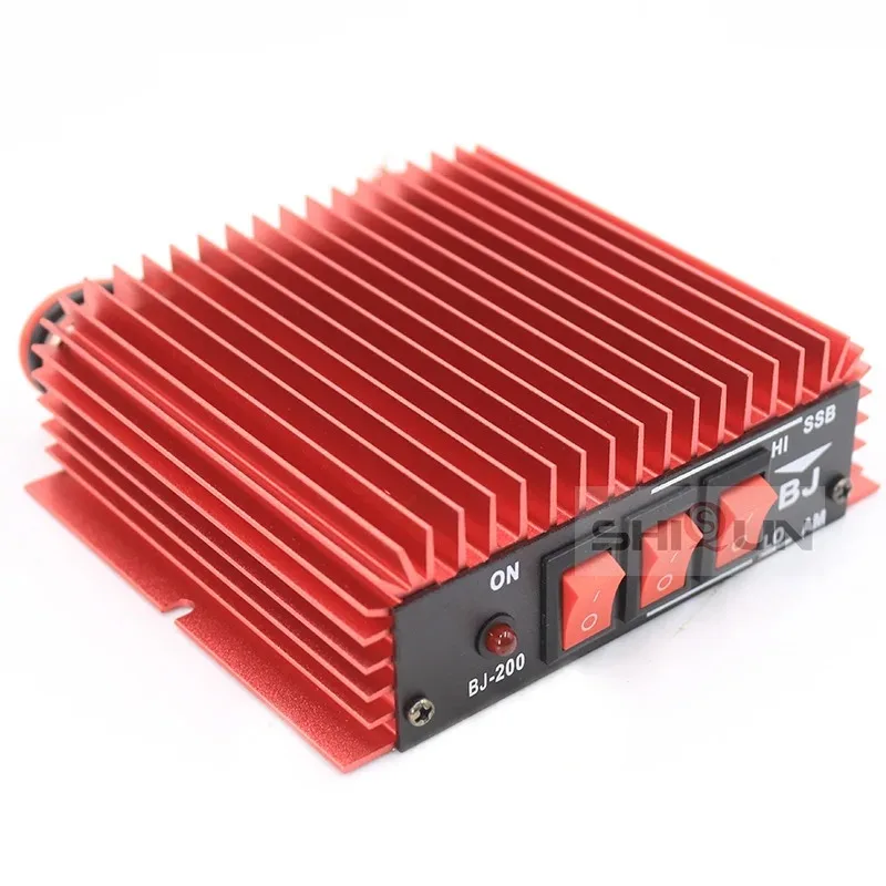 Baojie BJ-200 HF Walkie Talkie Power Amplifier 100W 3-30MHz AM/FM/SSB/CW CB Amplifier For 2 Way Radio Long Range