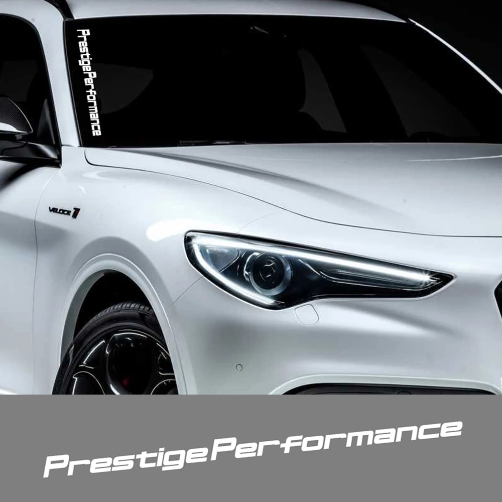 Universal Car Front Windshield Sticker Prestige Performance Styling Vinyl Film PVC Decal Body Decoration Auto Tuning Accessories