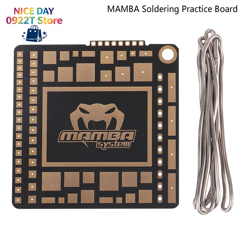 Diatone Mamba Soldering Practice Board 49×49×1.6mm FPV Beginner Welding Training DIY Accessory@#X