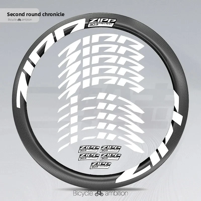 Adecuado para el juego de ruedas de bicicleta de carretera ZIPP 303 2021, pegatina decorativa para modificación del color del buje, película impermeable