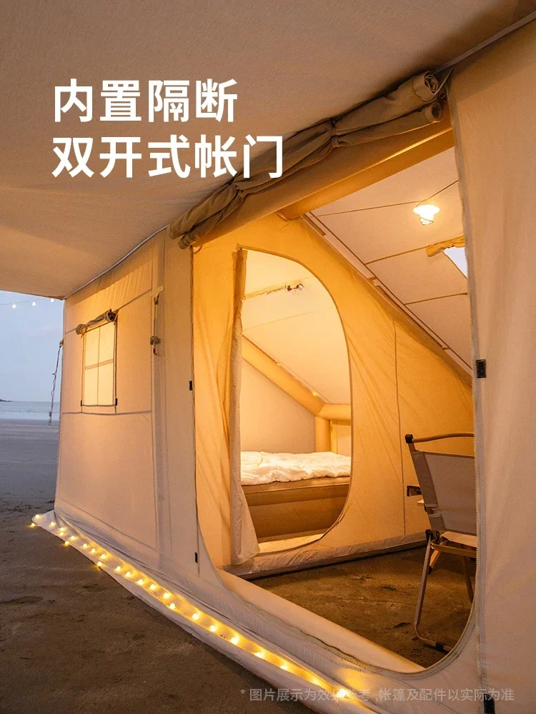 Inflatable Tent Stand Outdoor Camping Camping-Person Cotton Rain-Proof Cotton House Type