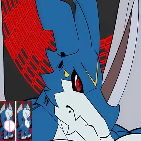 DIY Customized Anime Fluffy Furry Exveemon Dakimakura Pillowcase Hugging Full Size Body Pillow Cover Case