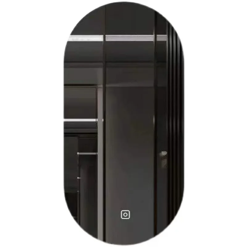 Japandi Heavy Duty Construction Floor Mirror Height Adjustable Anti-Scratch FSC Certified for Bathroom Stain Resistant