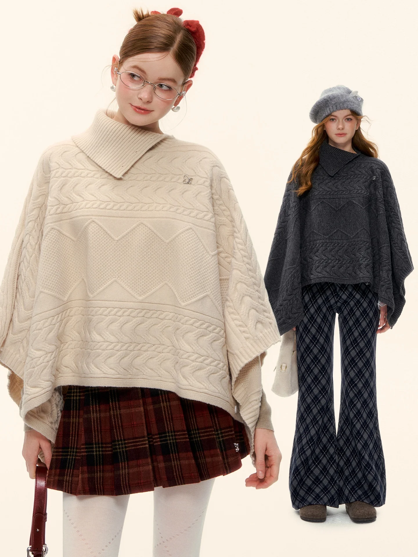 

Вязаный асимметричный топ AsGony с узором «косичка», свободного кроя, средней длины, повседневная женская модная верхняя одежда на весну