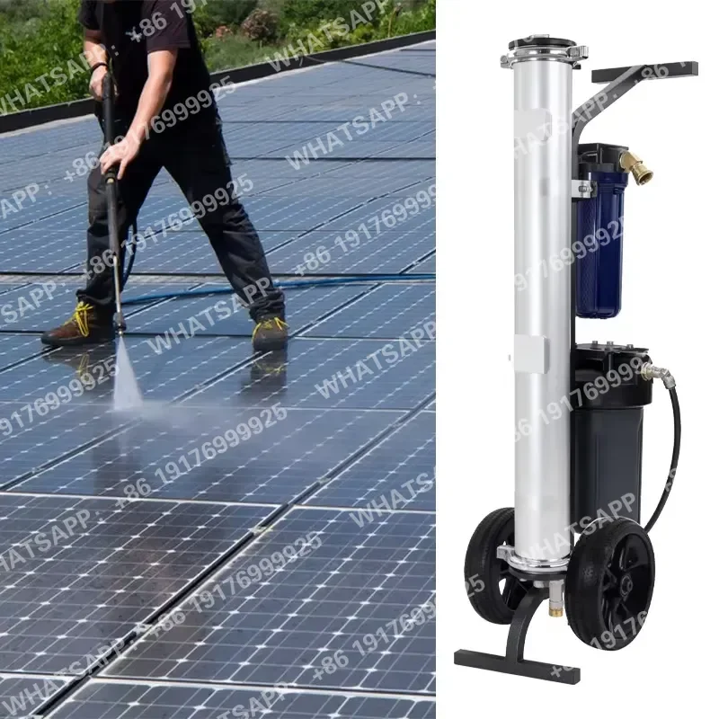 Window washing system: Deionized water filtration system for window cleaning