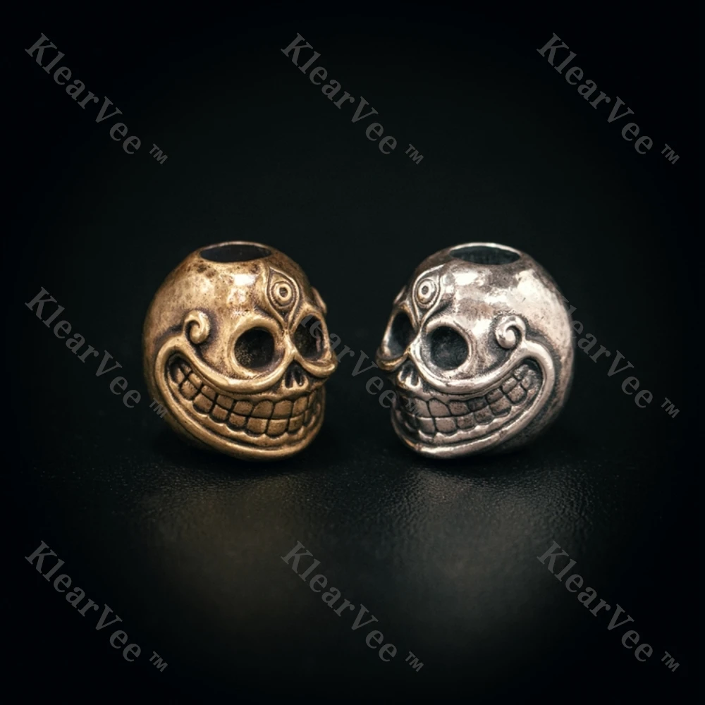 

Brass Skull Knife Pendant Outdoor EDC Pendant Car Keychain DIY Pendant Backpack Pendant