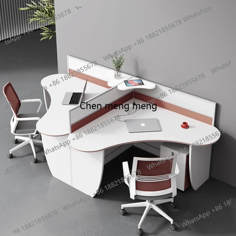 

Screen staff desk 1 2 4 person Office table computer desk Table pliante office tables Room desks study desks Office Furniture