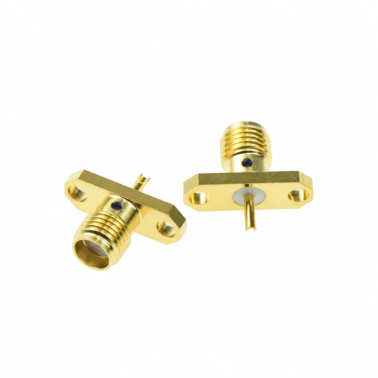 1pcs SMA-KFD/JFD/KF/KKF SMA-KKY flanged four-hole rhombic two-hole housing-mounted mother seat