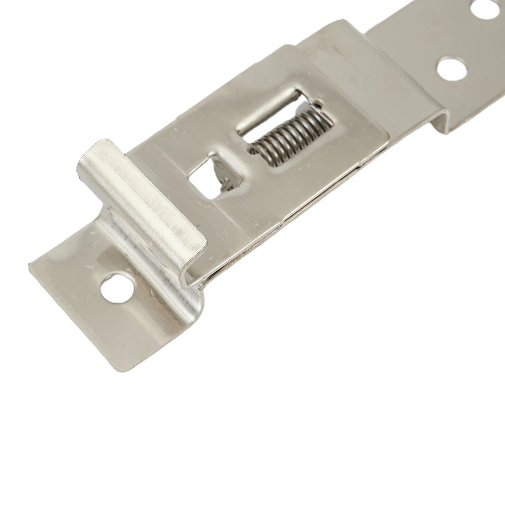 2Pcs Frame Number Plate Clips Spring Holder Truck Car Trailer Loaded Bracket Metal Stainless Steel Trailer License Plate Holder