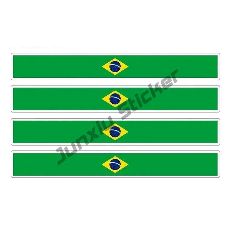 البرازيل ريو دي جانيرو ملصق الختم جولة العلم البرازيلي جيوجيتسو فنون الدفاع عن النفس شارة ملصق مائي تعزيز نمطك مع الوقاية البرازيلية