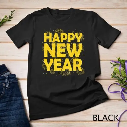 

Happy New Year NYE Party 2024 Funny New Years Eve Confetti Unisex T-shirt