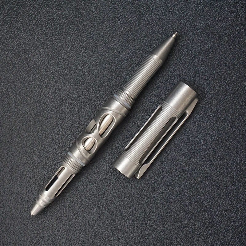 Titanium Alloy Ballpoint Pen Multifunctional Portable Universal  Refill Rotary Switch Suitable for EDC Office Gifts