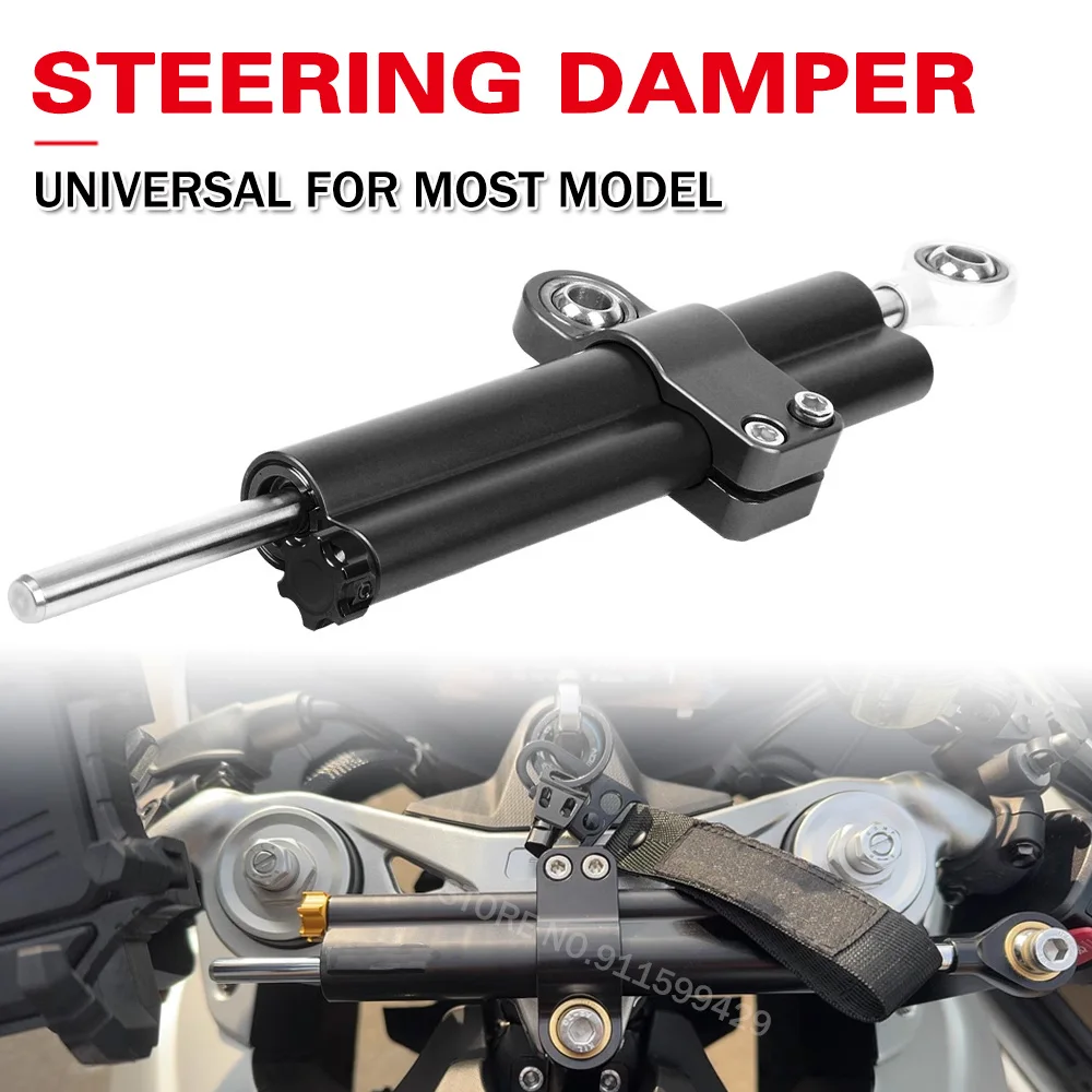 

Universal Motorcycle Steering Damper Aluminum Stabilizer Bracket Kit For Yamaha For Kawasaki For Suzuki For Honda For Ducati