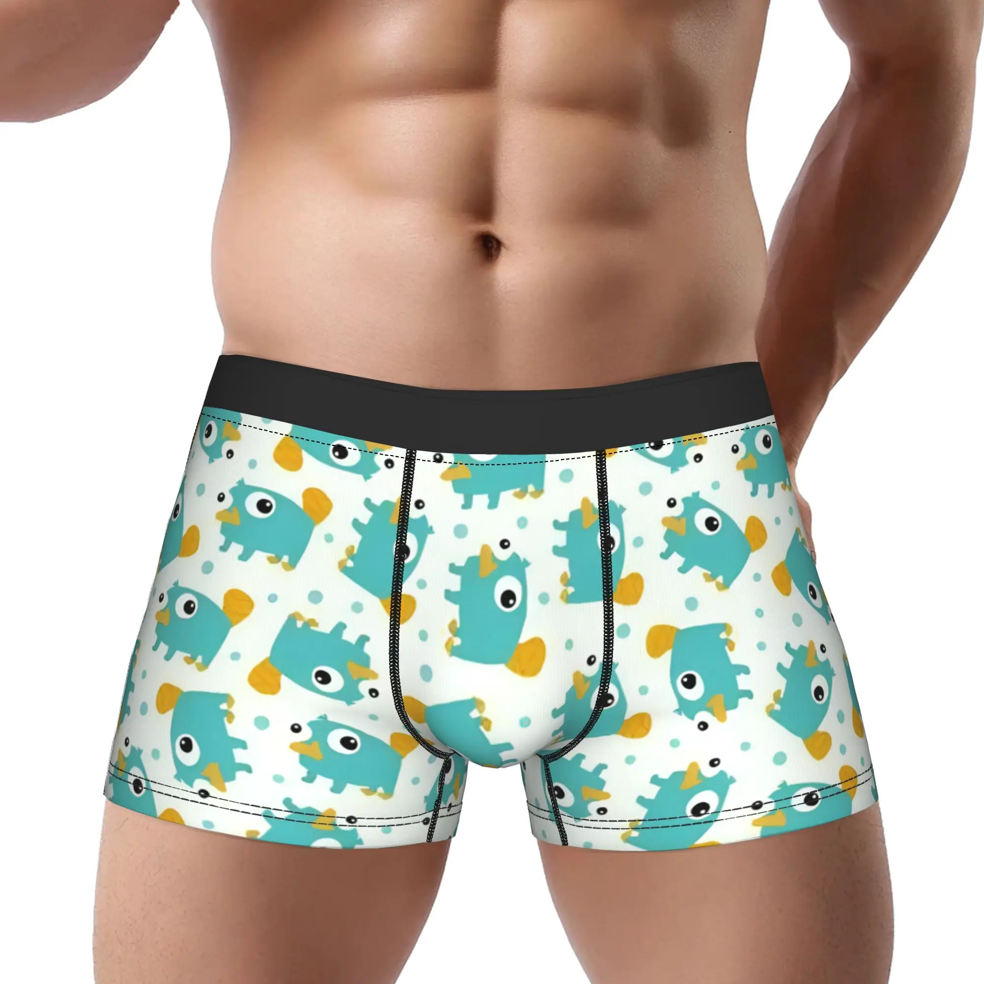 

1 шт. трусы Phineas and Ferb Season 5, дышащие трусики, мужское нижнее белье, удобные шорты