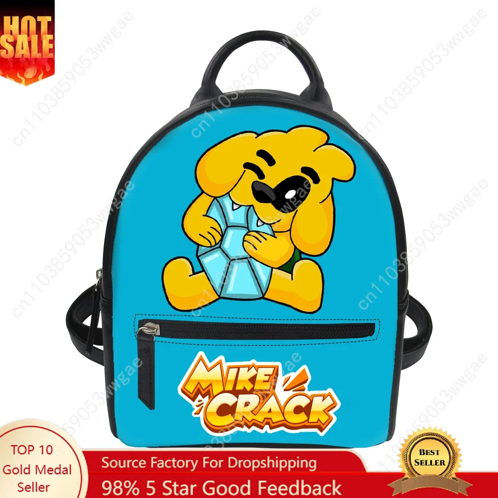 Mikecrack Backpack Purse Women Schoolbags Anime Customized Double Shoulder Bag High Quality Mini Daypack Leather Travel Bag Gift