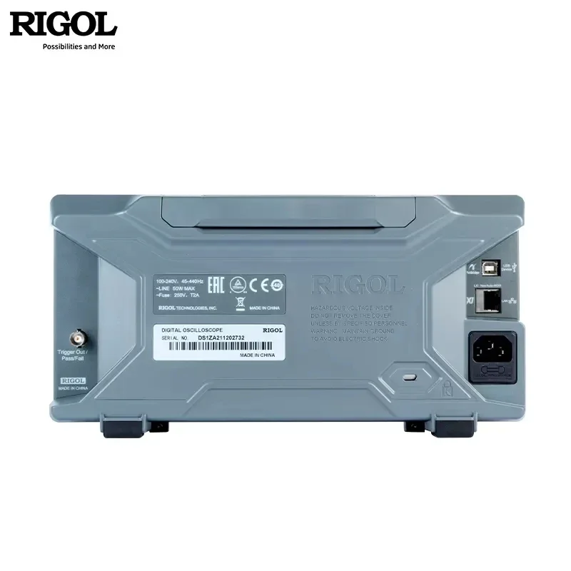 Rigol DS1104Z Plus 100 MHz Digital Oscilloscope with 4 Channels and 16 Digital Channels