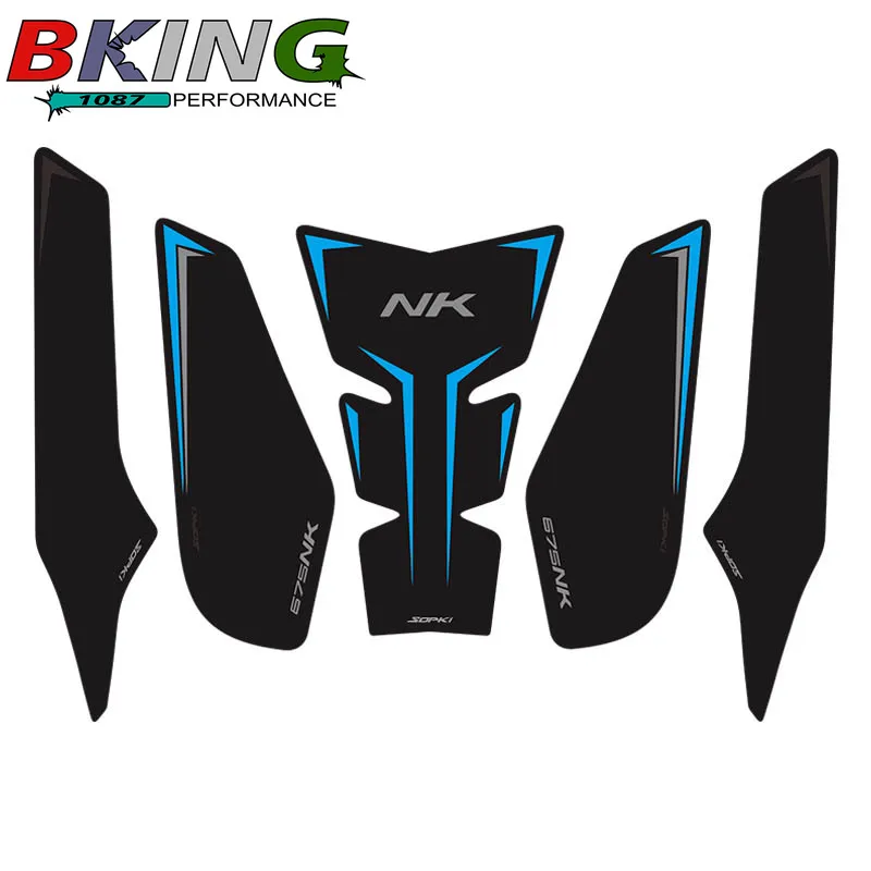 VOOR CFMOTO 675NK NK675 675 NK 2025 + Motorfiets 3M Anti Slip Tank Pad Stickers Pad Side Gas Knie grip Protector Decal Accessoires