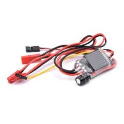 12Ax2 2-6S One-way Brushed ESC Electric Speed Controller Mix Control for DIY Speed Difference RC Boat/Airplane/Speedboat Model