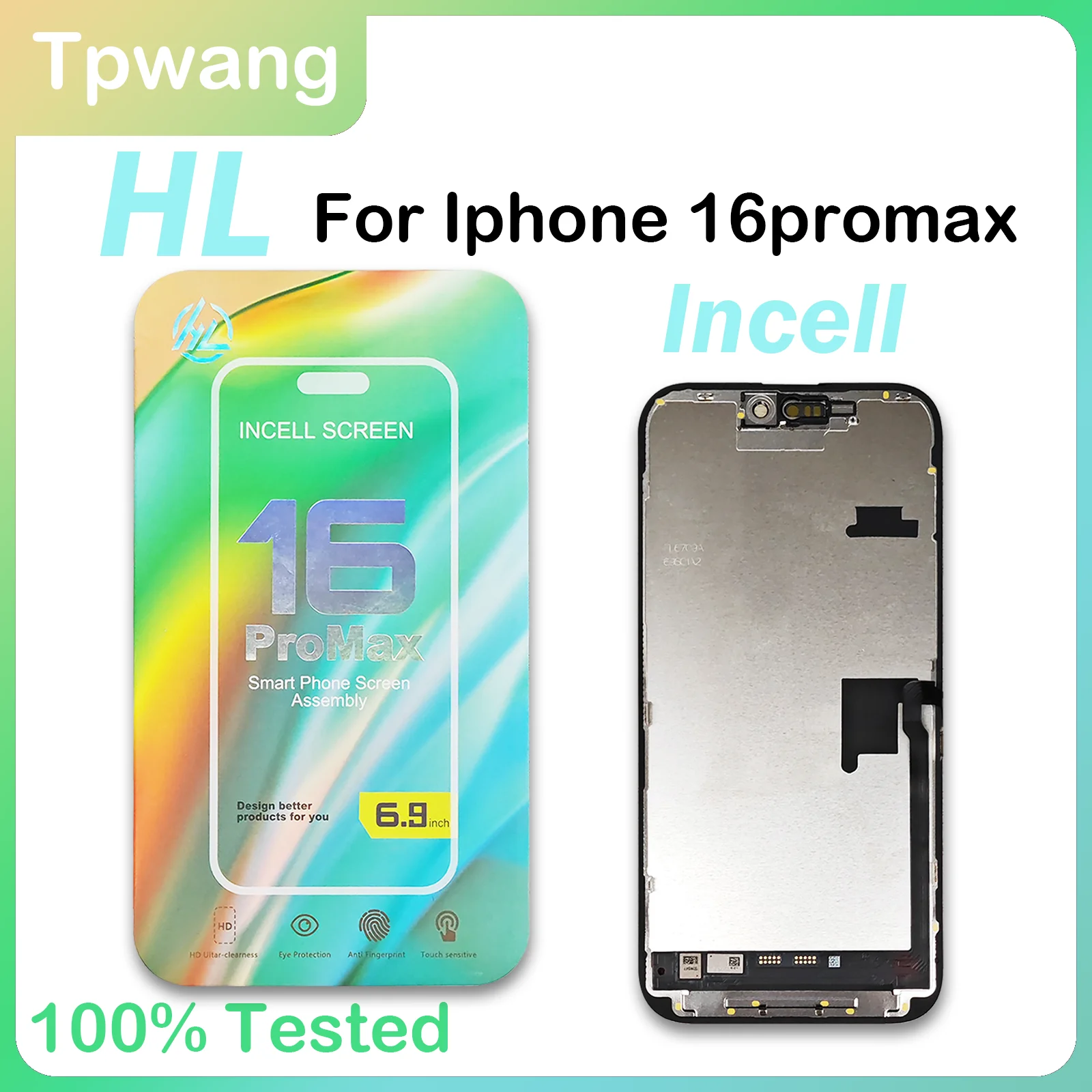 16 Pro Max incell HL ЖК-панель дисплея Pantalla incell для iPhone 16 ProMax в сборе с сенсорным экраном