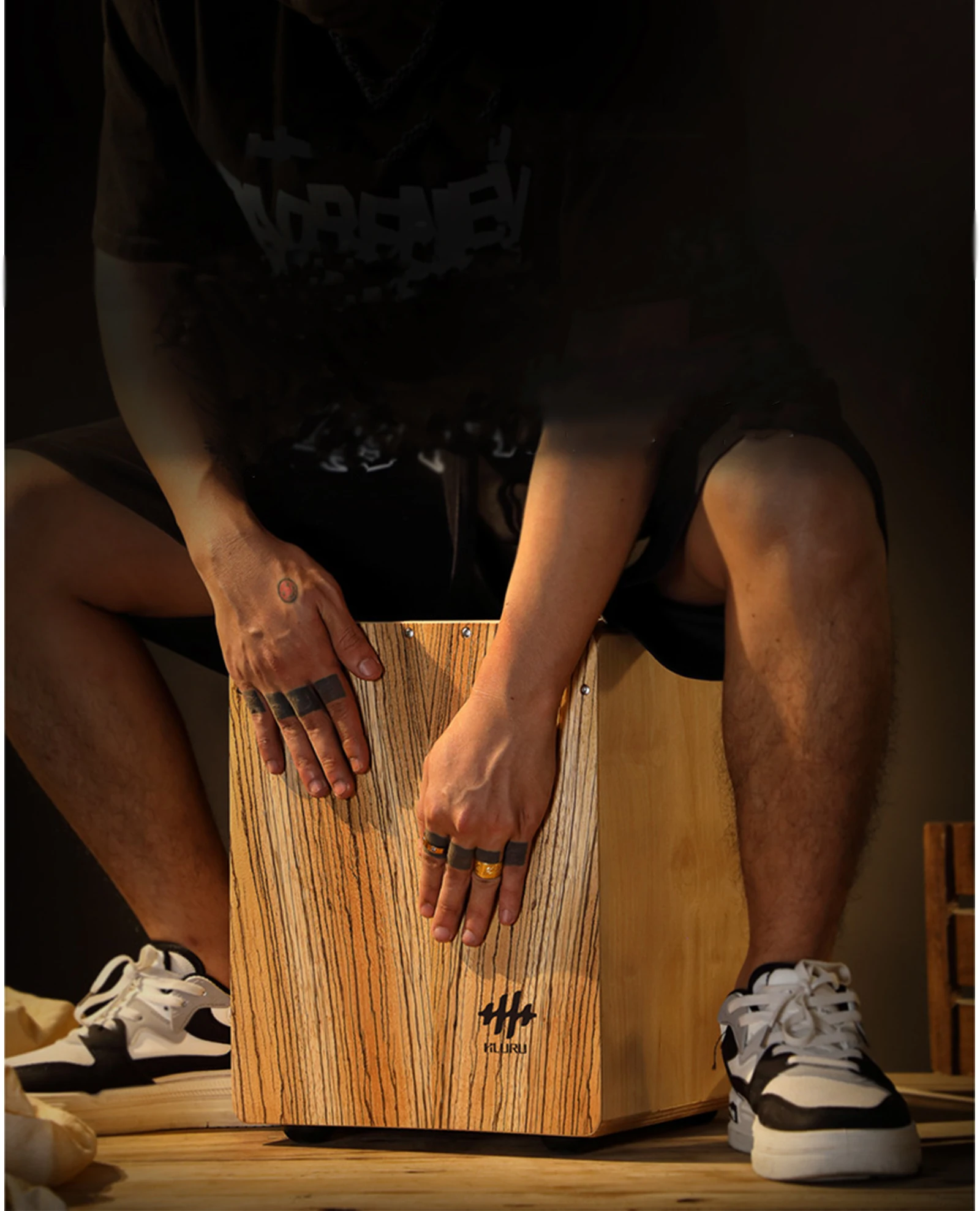 Madera maciza |     Portátil | - Cajon Box Drum reseña y precio