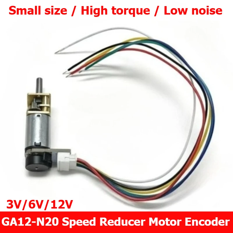 With Encoder GA12-N20, This Reducer Motor Has a Small Size but Great Torque.