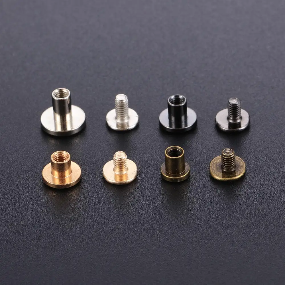 10sets Hats Shoes decoration nail Garment Leather Craft Nail Rivets Brass Cloth Button screw