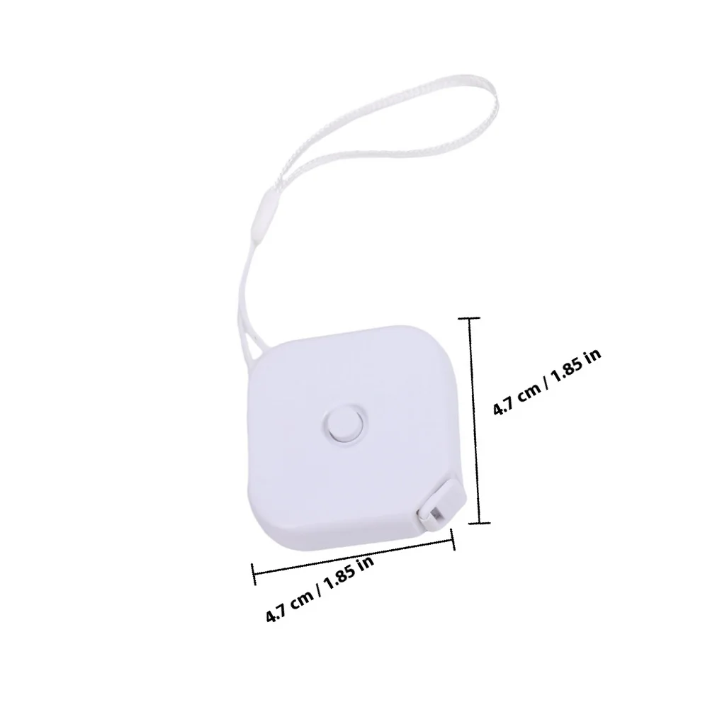 4 قطعة شريط القياس المحمولة المدمجة أداة قياس الجسم الصغيرة الخصر حاكم للخياطة خياط قابل للسحب المزدوج مقياس النسيج الحرفية #6