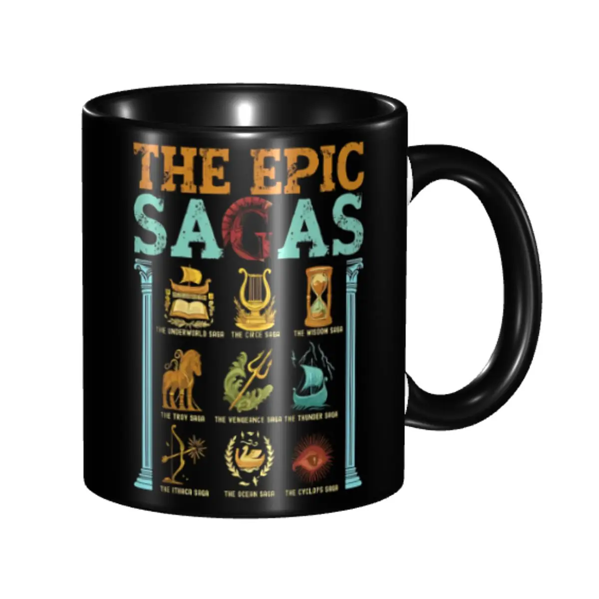 Nouveauté : Tasse à café / Mug The Epic Saga Ithaca Odysseus Odysseys
