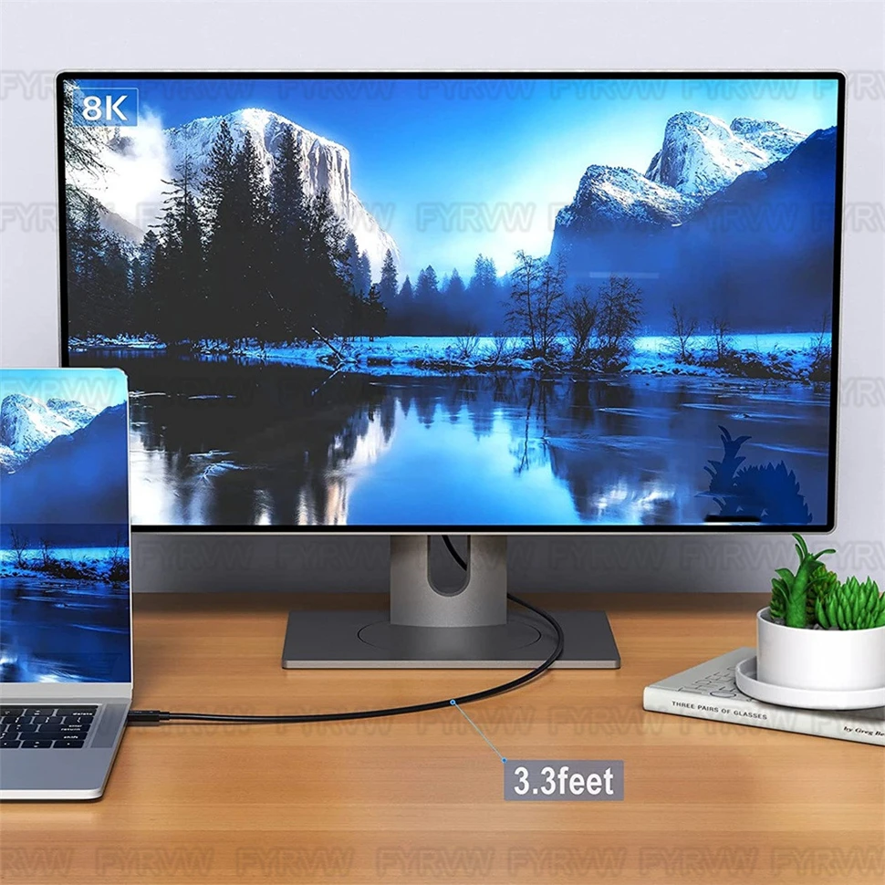 Thunderbolt 4-Kabel USB C 40 Gbit/s Kabel 8K@60 Hz PD240W 100 W Schnellladegerät für MacBook Pro Samsung M1 Thunderbolt 4 Laptop-Kabel – Detail 4