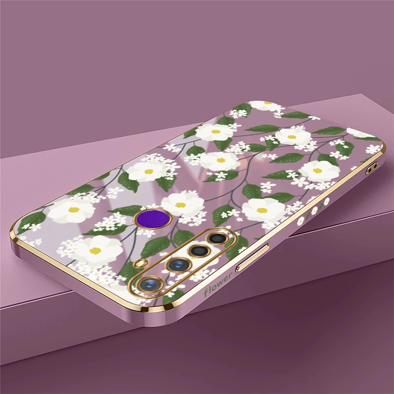 تصفيح سيليكون لينة جراب هاتف ل ممن لهم Realme V5 Q5 Q3i GT Neo 3 2 Pro X X7 Pro V25 V13 نوت 60 زهرة يترك غطاء طباعة