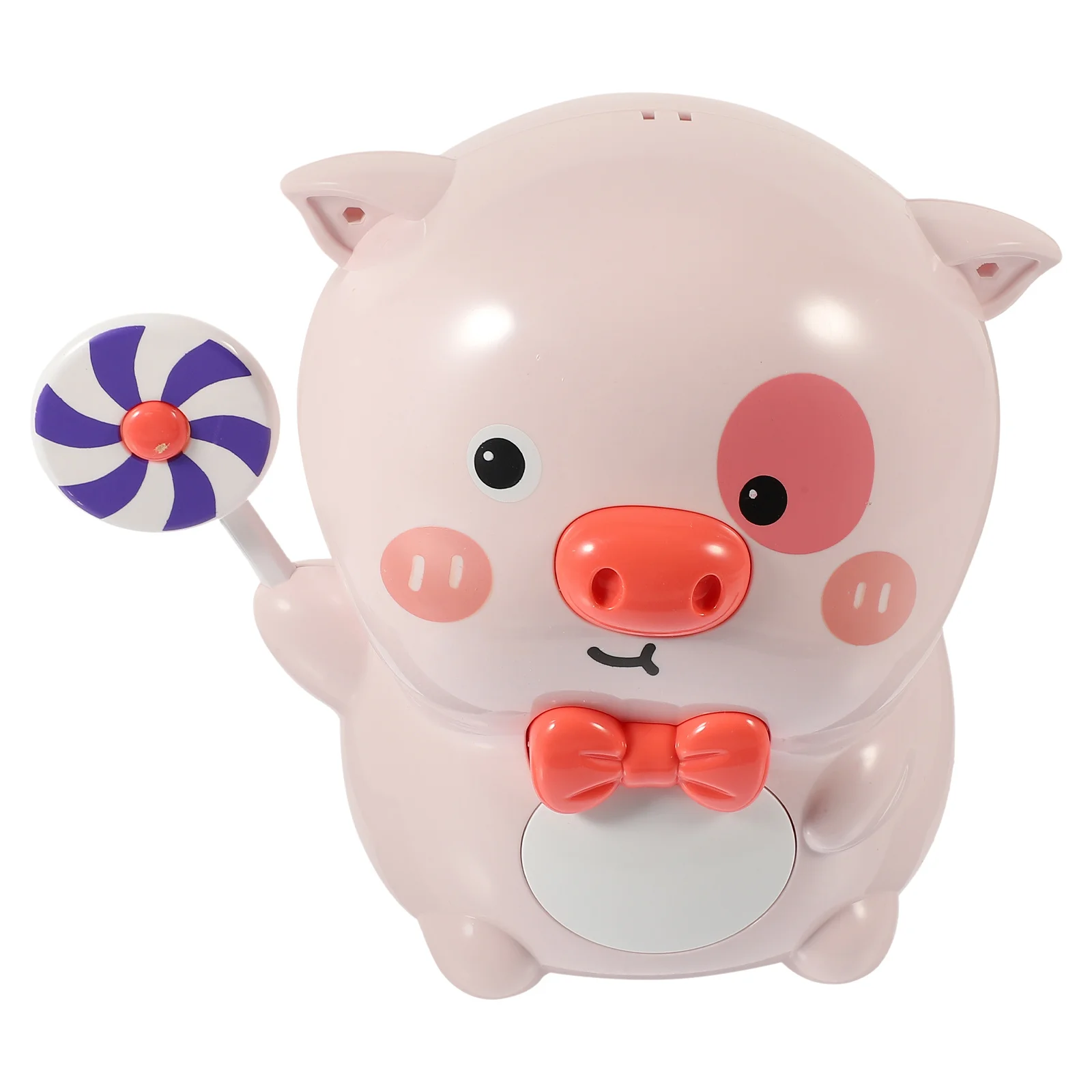 Adorable tirelire Abs dessin animé cochon banque de pièces sucette clé économie d'argent pot décoration de bureau pour enfants anniversaire cadeau de noël