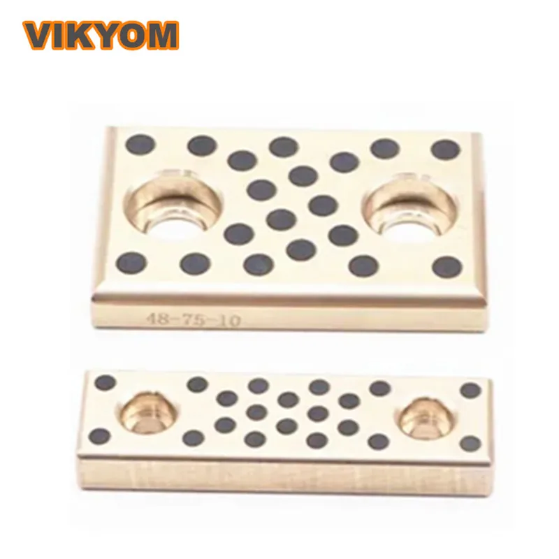 STW75-75-10 pelat pemandu tembaga grafit STW150-200-10 STW, pelumas sendiri pelat aus cetakan blok panduan tahan aus