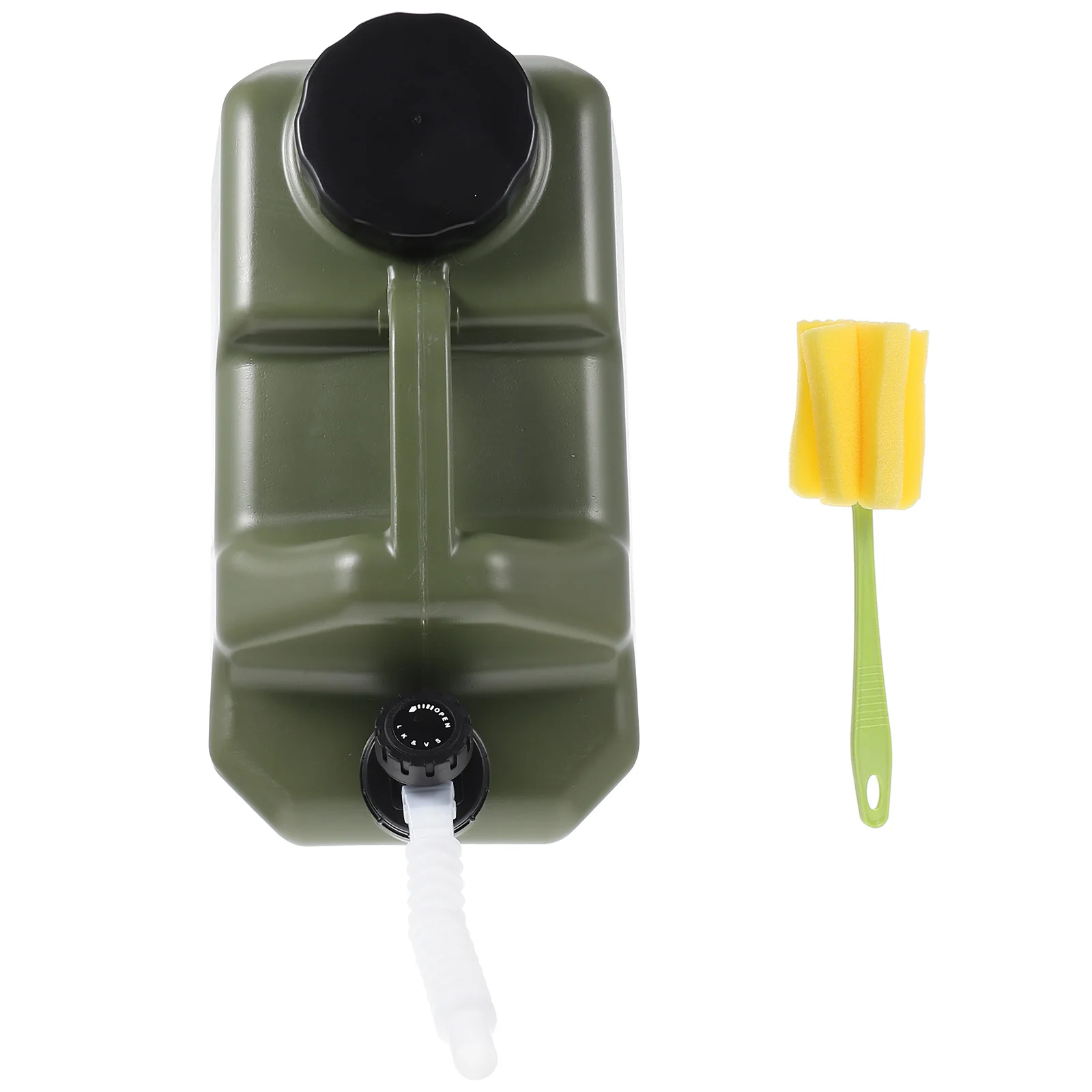 

Portable Car Storage Bucket Portable Beer Holder 5L PE Material Sealing Oil Tank Camping Supplies Outdoor Carrier