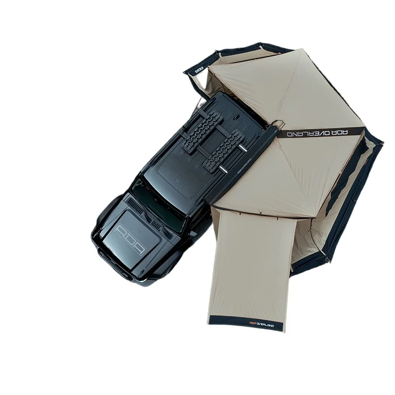 

Vinyl canopy 270 degrees side tent caravan side cloth around SUV pickup truck car camping tent