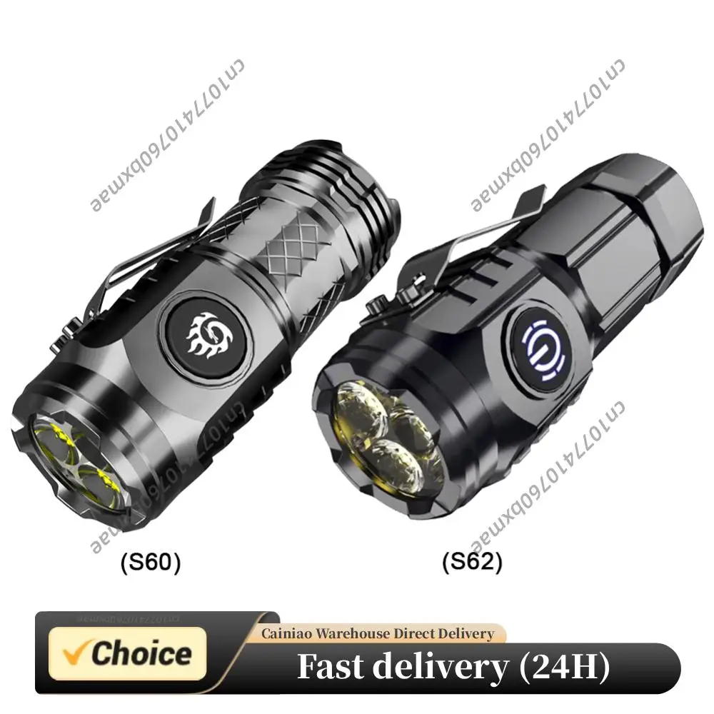 High Power LED Flashlight Torch 20W Ultra Powerful LED Flashlight 18350 Battery Portable Outdoor FlashLight for Hiking Exploring