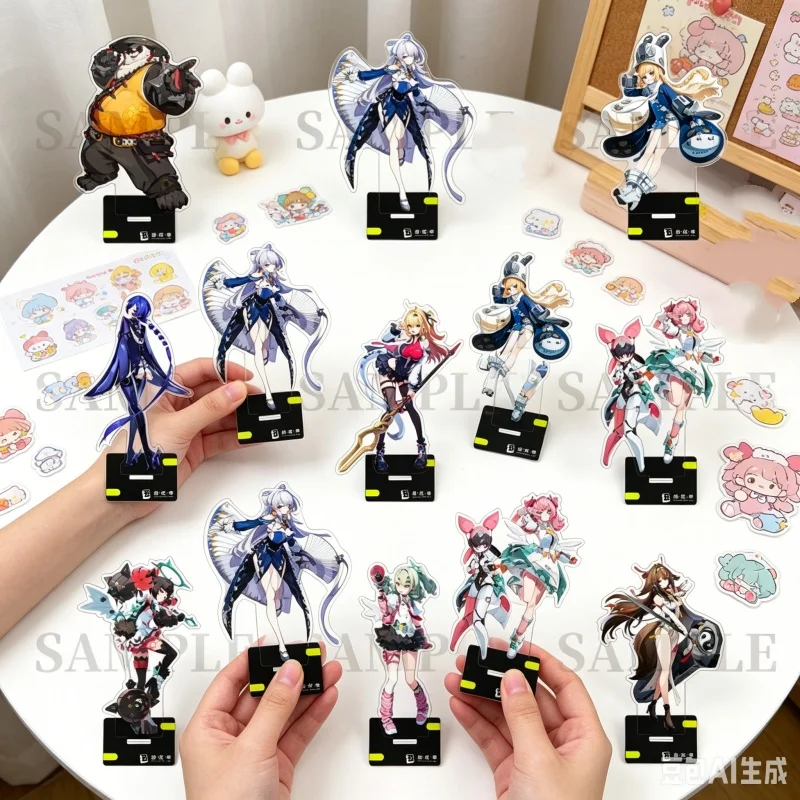 15cm Zenless Zone Zero Classic style Aria My Melody Acg Stand Nangong Yu Kuromi Acrylic Stand Plate Toy Desk Decor Student gifts