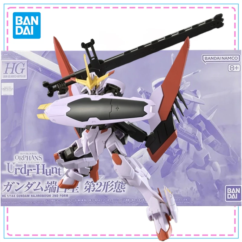 

Bandai HG IBO 1/144 Gundam Hajiroboshi 2ND Form Genuine Gundam Model Kit Anime Figures Action Figure Collection Model Toys Gifts