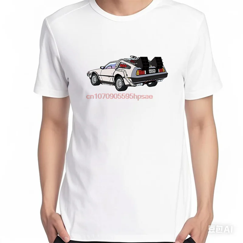 Marty Mcfly Doc Emmett Brown Back To The Future October High Quality Short Sleeve Tee Fashion For Man New Shirts And T-Shirts