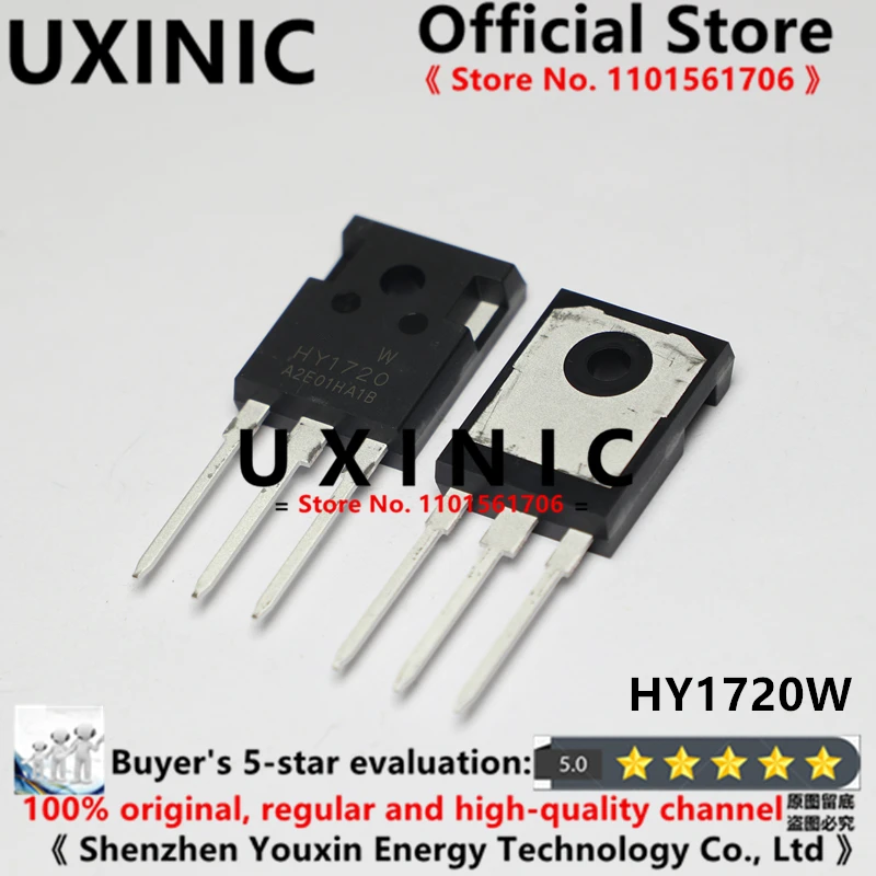 UXINIC  100% New Imported Original  HY1720W HY1720 TO-247 N-Channel FET 200V 60A 64A