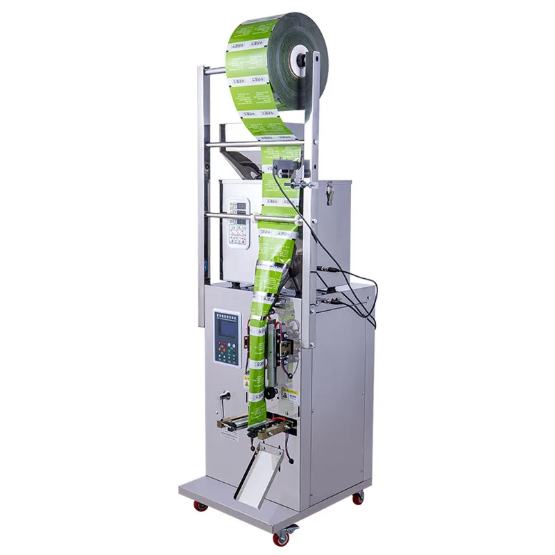 

Automatic granule packaging machine, granular grains, medicinal seeds, sealing and baling machine