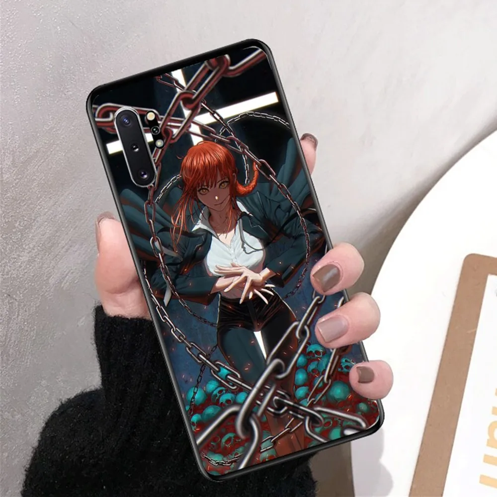 Chainsaw Man Makima Phone Case For Samsung Note 8 9 10 20 Pro Plus Lite M 10 11 20 30 21 31 51 A 21 22 42 02 03