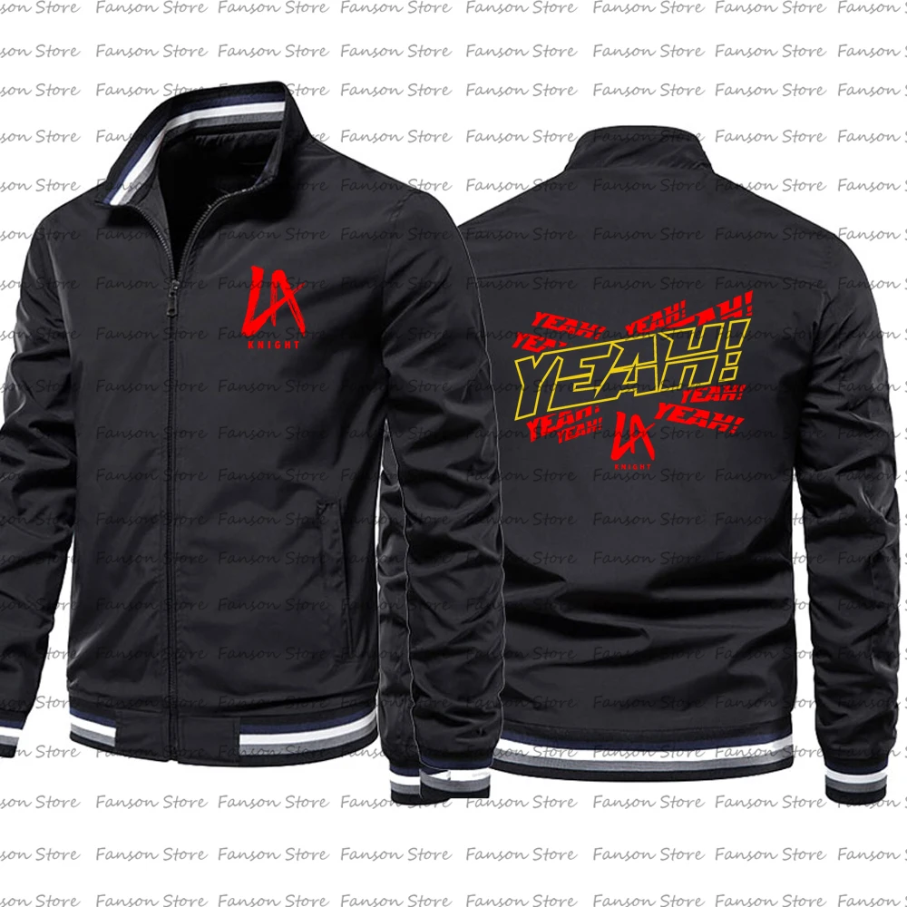 

Spring and autumn 2024 New Famous Wrestler La Knight Men's Fighting fans Windbreaker jacket Street Sports Casual coat