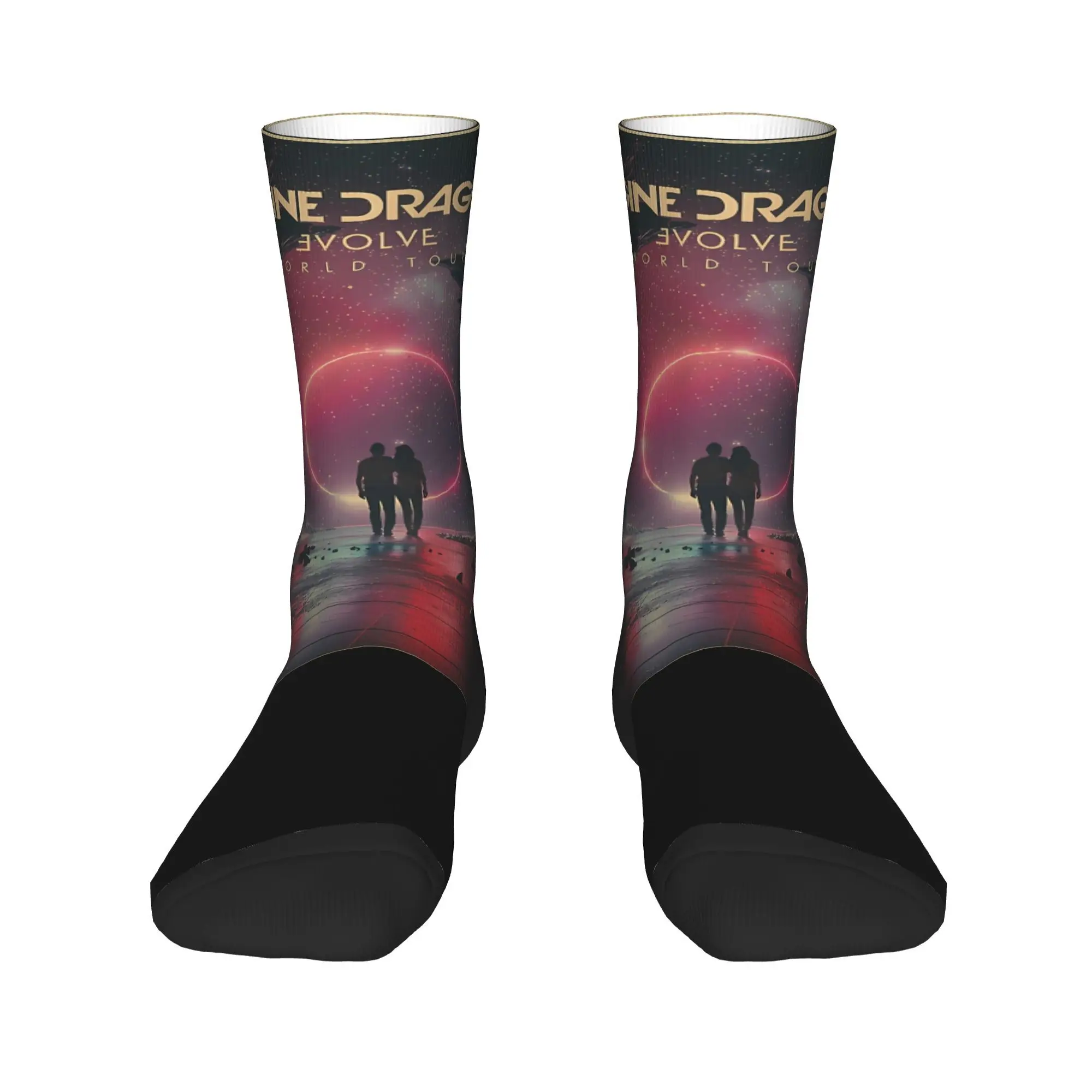 Men Women Imagine Dragons Mercury World Tour Outfits Socks Rock Band Cozy Socks Soft For Sports Wear