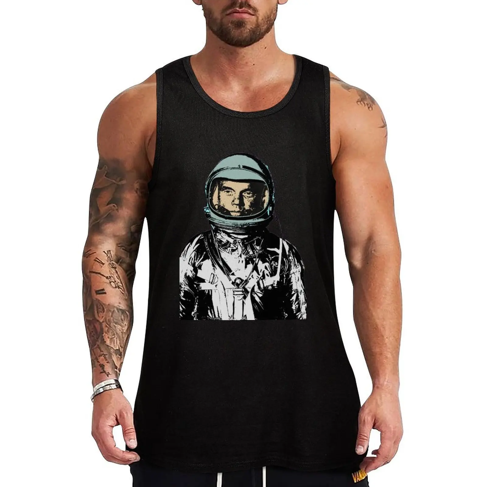 JOHN GLENN Tank Top Street Casual Tank Top Urban Sleeveless Shirt