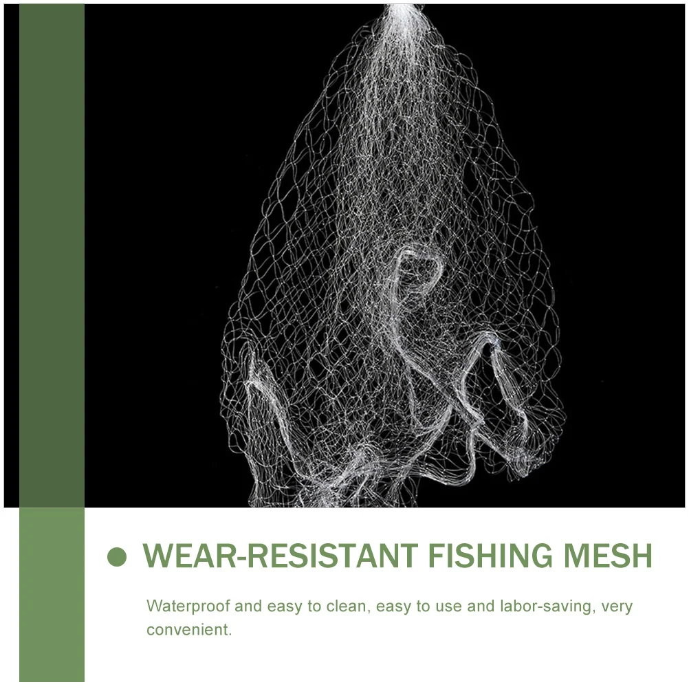

4pcs Wear-Resistant Fishing Mesh Nylon Waterproof Wear-Resistant Convenient Fish Traps For Outdoor Fishing Accessories