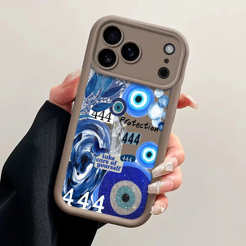 444 Böses Auge Spiritualität Silikonhülle für iPhone 16 13 11 17 Pro Max Hüllen iPhone 12 ProMax 14 15 Plus 8 XS Stoßfeste Hülle – Detail 18